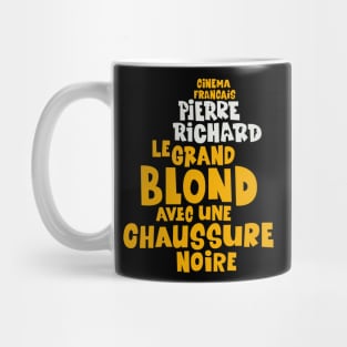 Pierre Richard - The Tall Blond Man with One Black Shoe Typo Design Mug